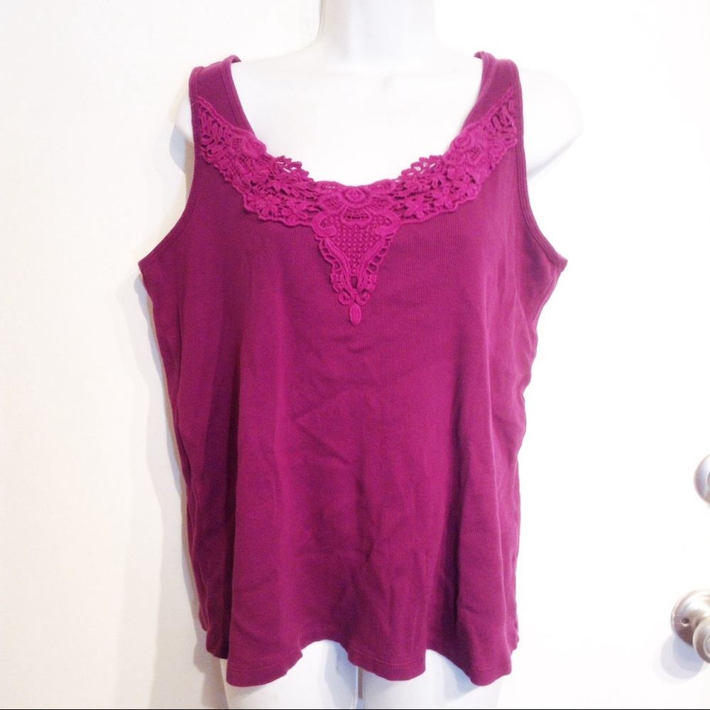 🌟5 for $25🌟Lane Bryant Plus Size Purple Tank